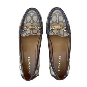 Coach loafers - Olive Signature Canvas